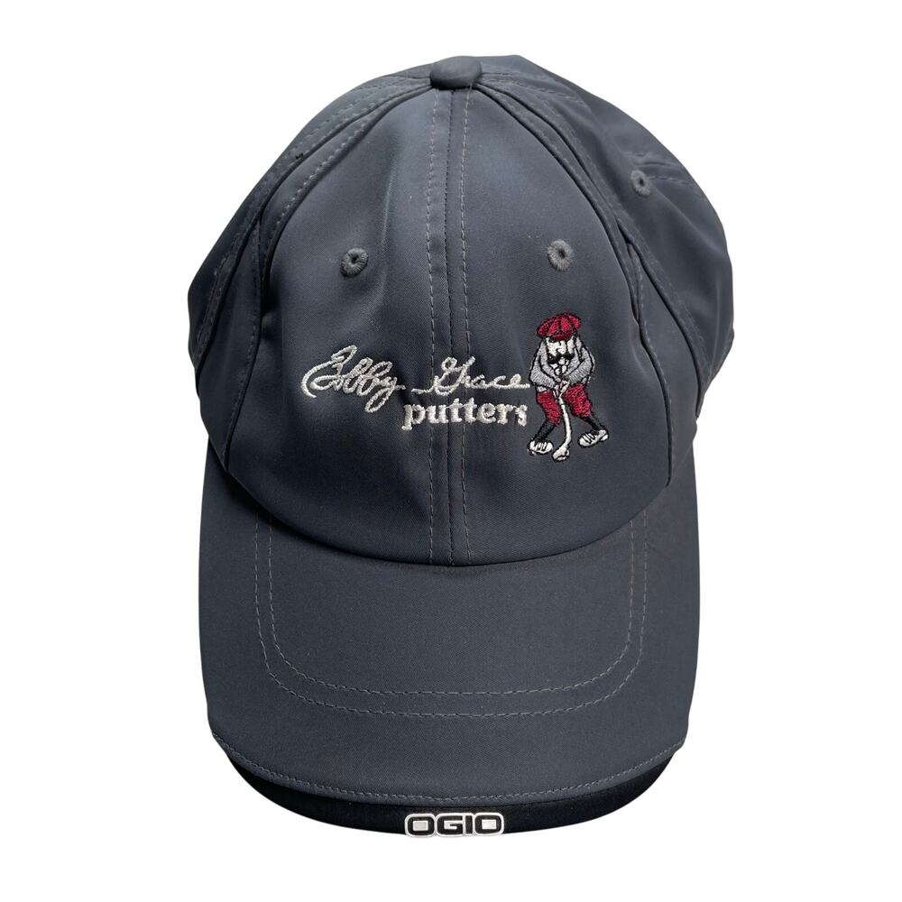Bobby‎ Grace Putters Hat Gray Performance Embroidered Golf Logo Ogio Sportswear